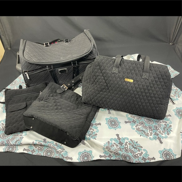 Vera Bradley Black Cloth Shoulder Bag - Picture 7 of 7